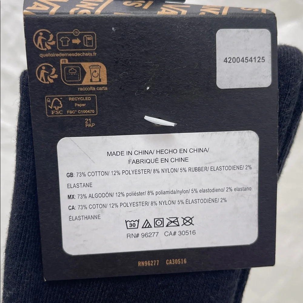 Vans Road Stop Crew Socks (1 pair) Style VN000NCHBLK